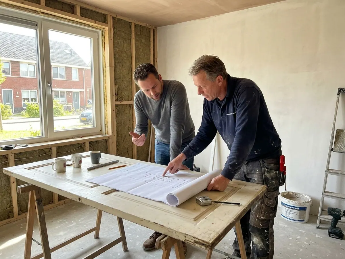 Deskundig advies en overleg over verbouwplannen door Bouwbedrijf Land